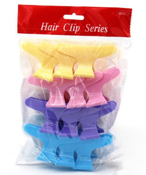 mix color wide hairclips pack