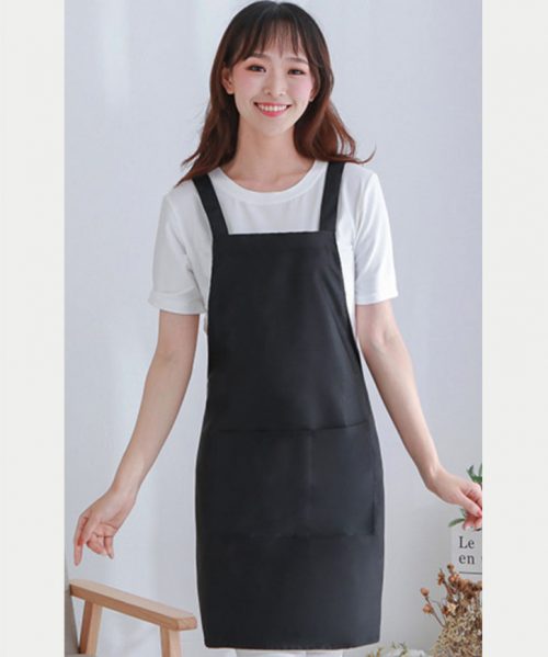 basic apron black