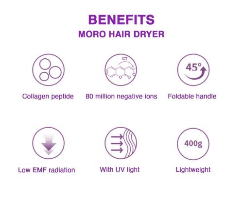 moro hair dryer benefit