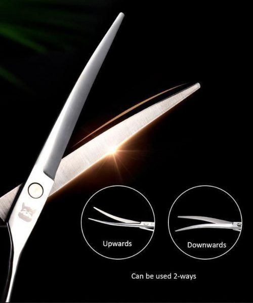 curved pet scissors blade